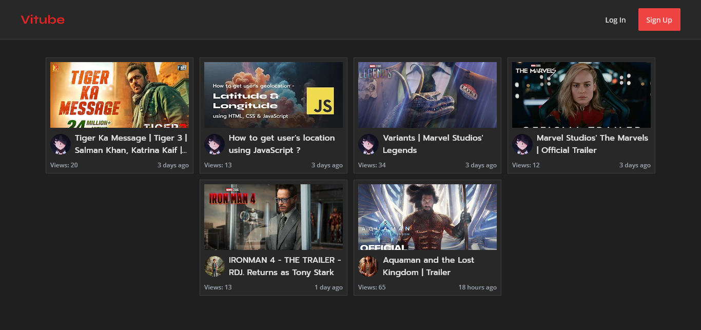 Vitube — A video platform, end to end